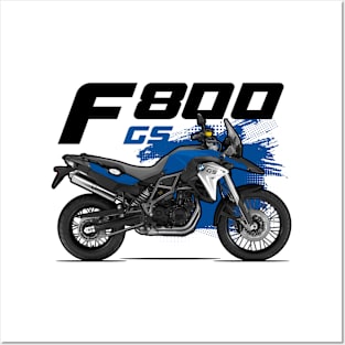 F800 GS - Blue Posters and Art